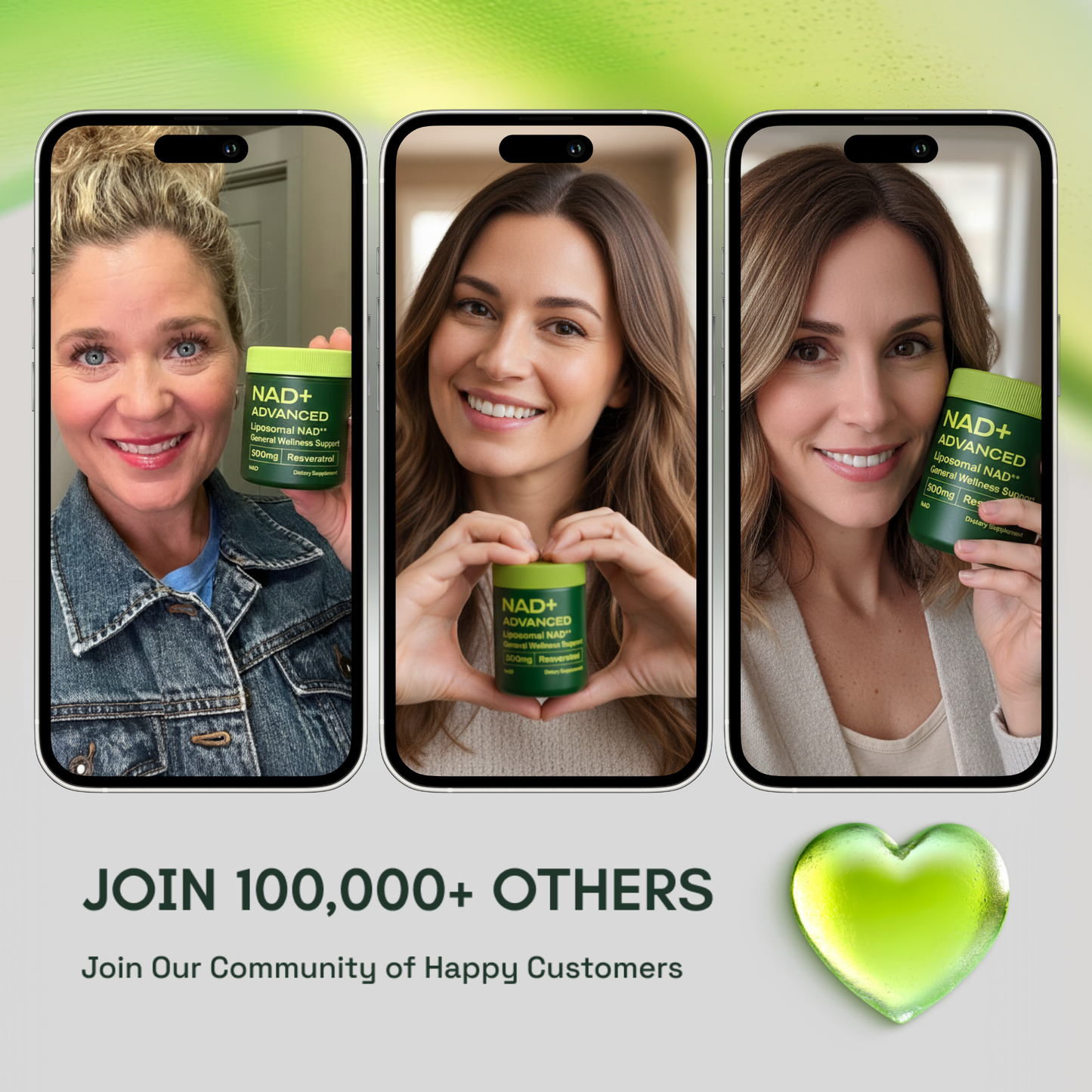 NAD+ Advanced Anti-Aging Supplement With Resveratrol