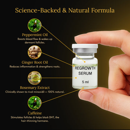 The 5 min/week Hair Regrowth System